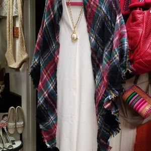 Plaid Scarf Shawl